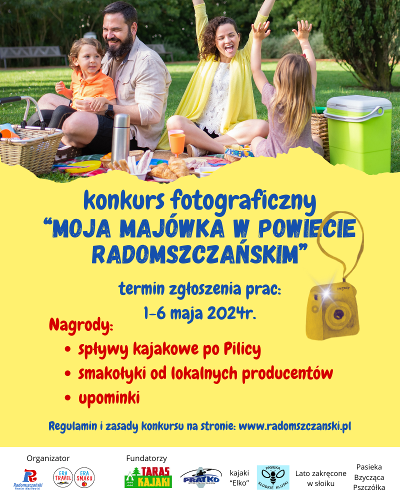 grafika przedstawia plakat promujacy konkurs fotograficzny