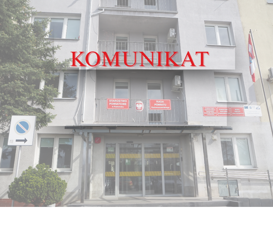 Komunikat Powiatowego Rzecznika Konsumentów